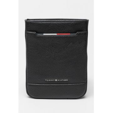Geanta crossbody de piele ecologica cu aspect maramorat