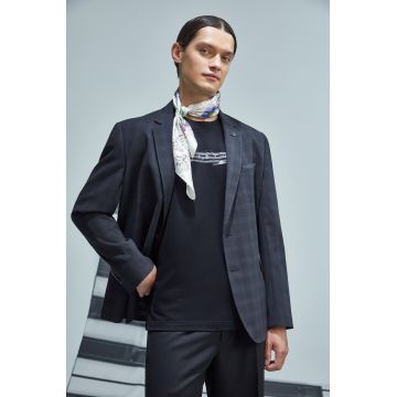 Medicine tricou din bumbac culoarea negru, cu imprimeu