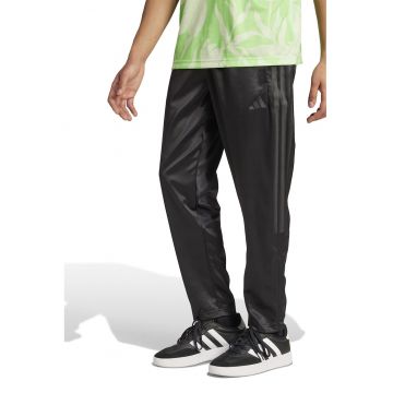 Pantaloni de trening cu logo si buzunare laterale