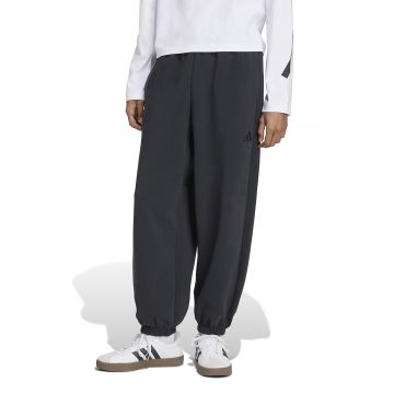 Pantaloni de trening regualar-fit cu model uni