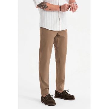Pantaloni drepti cu talie medie