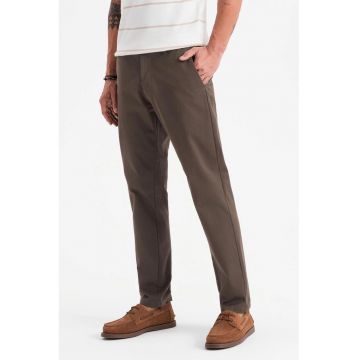 Pantaloni drepti cu talie medie