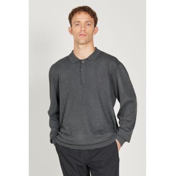 Pulover polo cu model uni