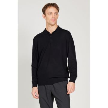 Pulover polo cu model uni