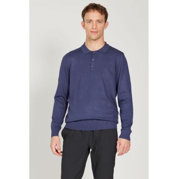 Pulover polo cu model uni