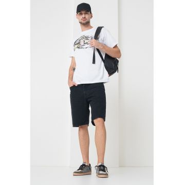 Tricou de bumbac cu imprimeu grafic