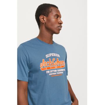 Tricou de bumbac organic cu imprimeu logo