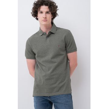Tricou polo din amestec de bumbac organic