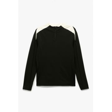 Bluza cu fenta cu fermoar