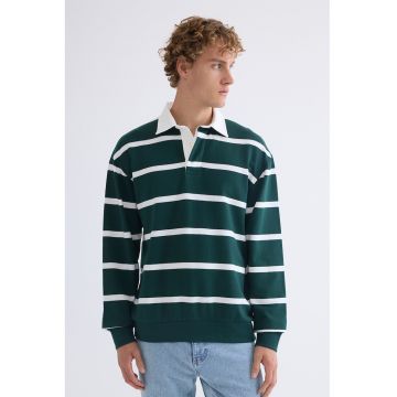 Bluza polo cu dungi