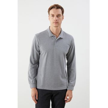 Bluza polo din bumbac pique