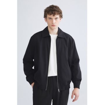 Jacheta bomber cu guler