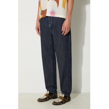Kenzo jeansi Tapered Fit Jeans barbati FE65DP4186F1.DM