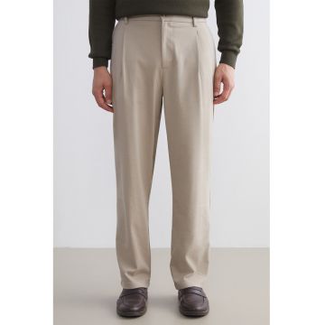 Pantaloni uni regular fit