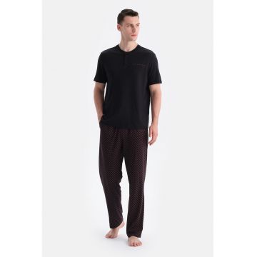 Pijama din amestec de bumbac