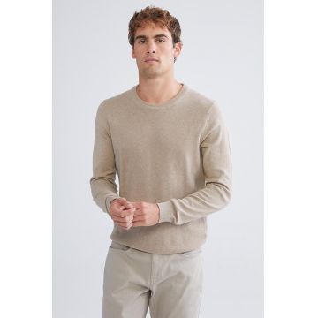Pulover regular-fit cu model uni