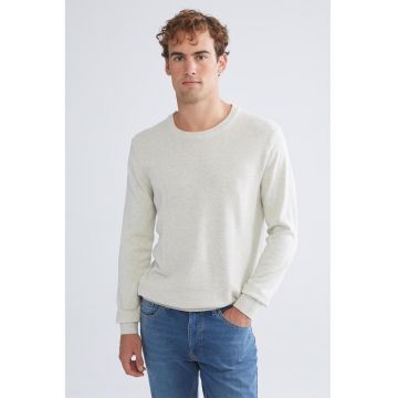 Pulover regular-fit cu model uni