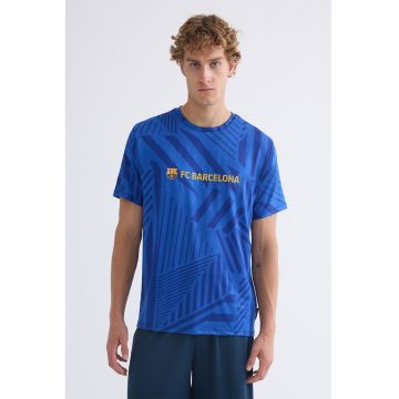 Tricou cu model si imprimeu FB Barcelona