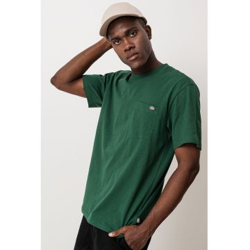 Tricou lejer cu buzunar pe piept