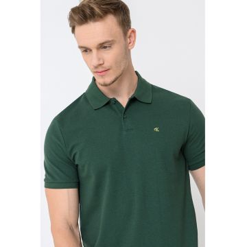 Tricou polo de bumbac pique