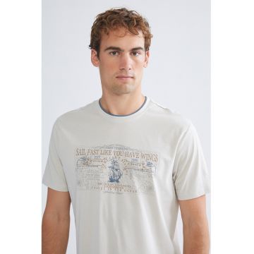 Tricou regular fit de bumbac cu imprimeu