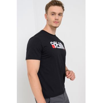 Tricou slim fit cu imprimeu