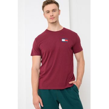 Tricou slim fit cu imprimeu logo