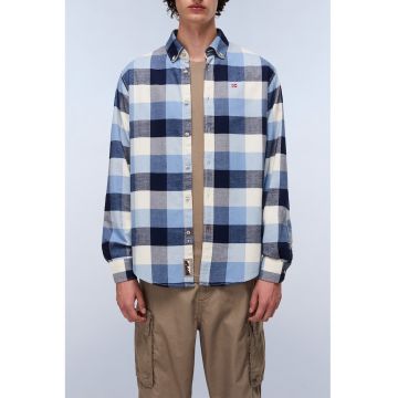 Camasa Oxford cu model in carouri pentru trekking