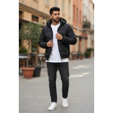 Geaca barbati neagra M2302