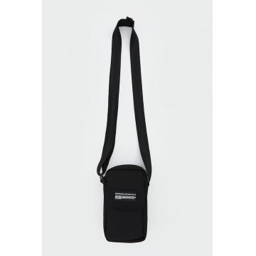 Geanta crossbody din textil cu clapa
