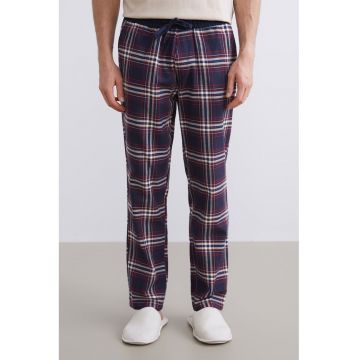 Pantaloni de pijama de bumbac in carouri