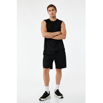 Pantaloni scurti cu talie elastica