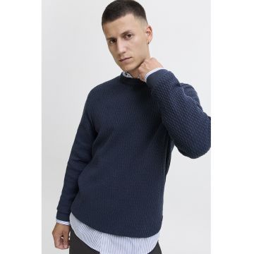 Pulover slim fit tricotat