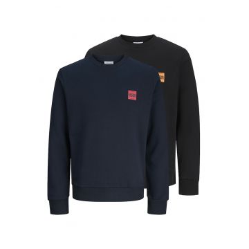 Set de bluze de trening din amestec de bumbac cu logo discret - 2 Pieces