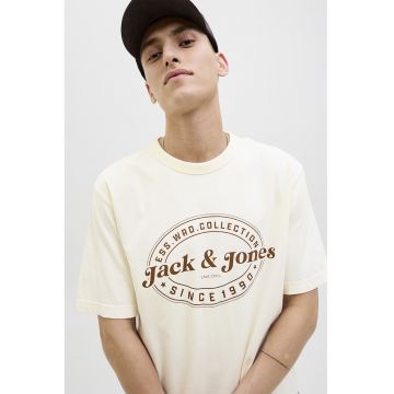 Tricou cu imprimeu si maneci cazute