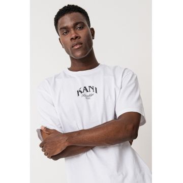 Tricou de bumbac cu logo si imprimeu grafic Kani Dice