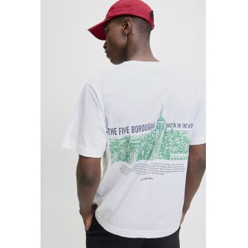 Tricou din bumbac organic cu model grafic pe spate