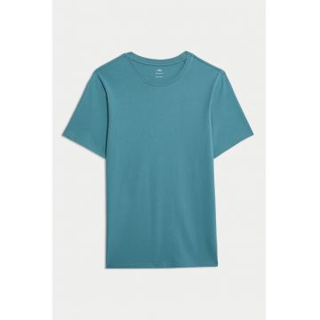 Tricou uni regular fit