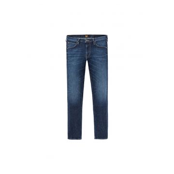 Blugi slim fit cu aspect decolorat Rider