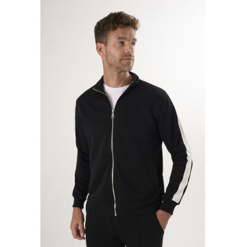 Bluza de trening din bumbac cu fermoar Bluza de trening din bumbac cu fermoar