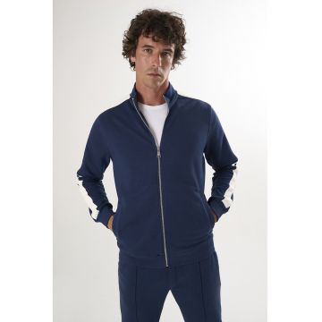 Bluza de trening din bumbac cu fermoar Bluza de trening din bumbac cu fermoar
