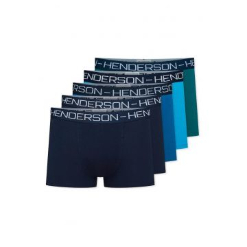 Boxeri Attract  set de 5 perechi albastri