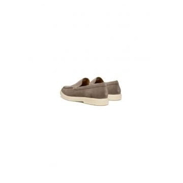 Mocasini barbati  304631078 - Piele naturala - Gri
