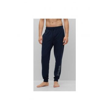 Pantaloni de pijama barbati -  302480265 - Bumbac - S INTL - Albastru
