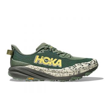 Pantofi Alergare Trail Barbati Hoka Speedgoat 6 Fern-asphalt Grey