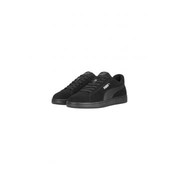 Pantofi barbati -  Piele intoarsa/Sintetic - Negru