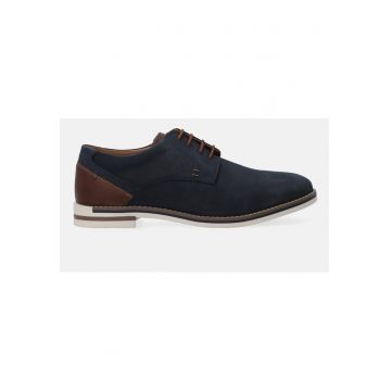 Pantofi de piele nabuc cu siret