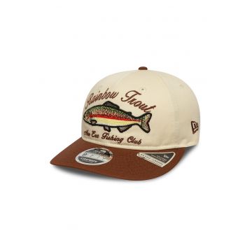 Sapca cu broderie si cozoroc plat 9Fifty