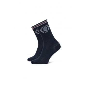 Set de 2 perechi de sosete inalte unisex unisex  251CZ015DL561 - Textil - Bleumarin