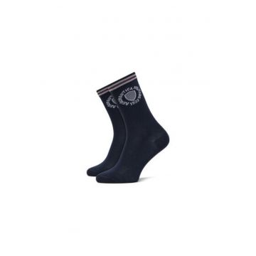 Set de 2 perechi de sosete inalte unisex unisex  251CZ015DL561 - Textil - Bleumarin